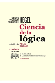 Cubierta de Ciencia de la Lógica, vol. I: La lógica objetiva (1812-1813) [Nueva edición]