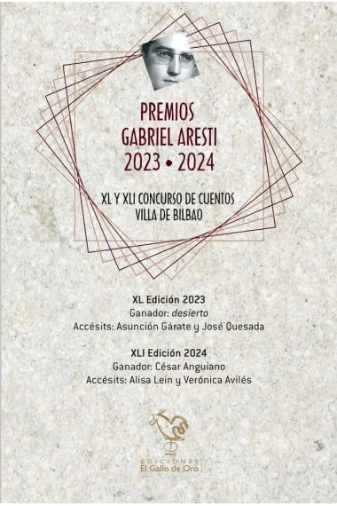 Cubierta de Premios Gabriel Aresti 2023 2024 — Aa.vv.
