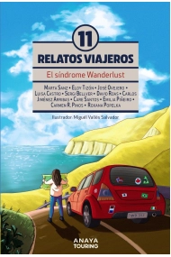 Cubierta de El síndrome Wanderlust. Once Relatos viajeros