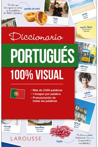 Cubierta de Diccionario de portugués 100% Visual — Larousse Editorial