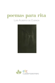 Cubierta de Poemas para Rita