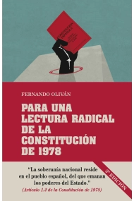 Cubierta de Para una lectura radical de la Constitución de 1978