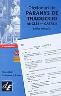 Cover of Diccionari de paranys de traducció anglès-català