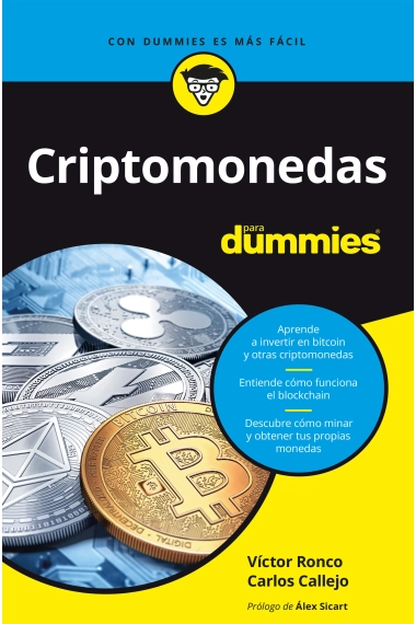 Cubierta de Criptomonedas para dummies — Víctor Ronco Viladot y Carlos Callejo González