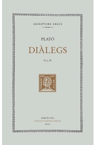 Cubierta de Diàlegs, vol. IV: Cràtil. Menexen